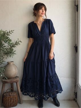 maxi dress women formal Odana's | Garnet Red Wrap round open neck and has unlined mesh Pink Embroidered Short Dress Color:Moss Garden